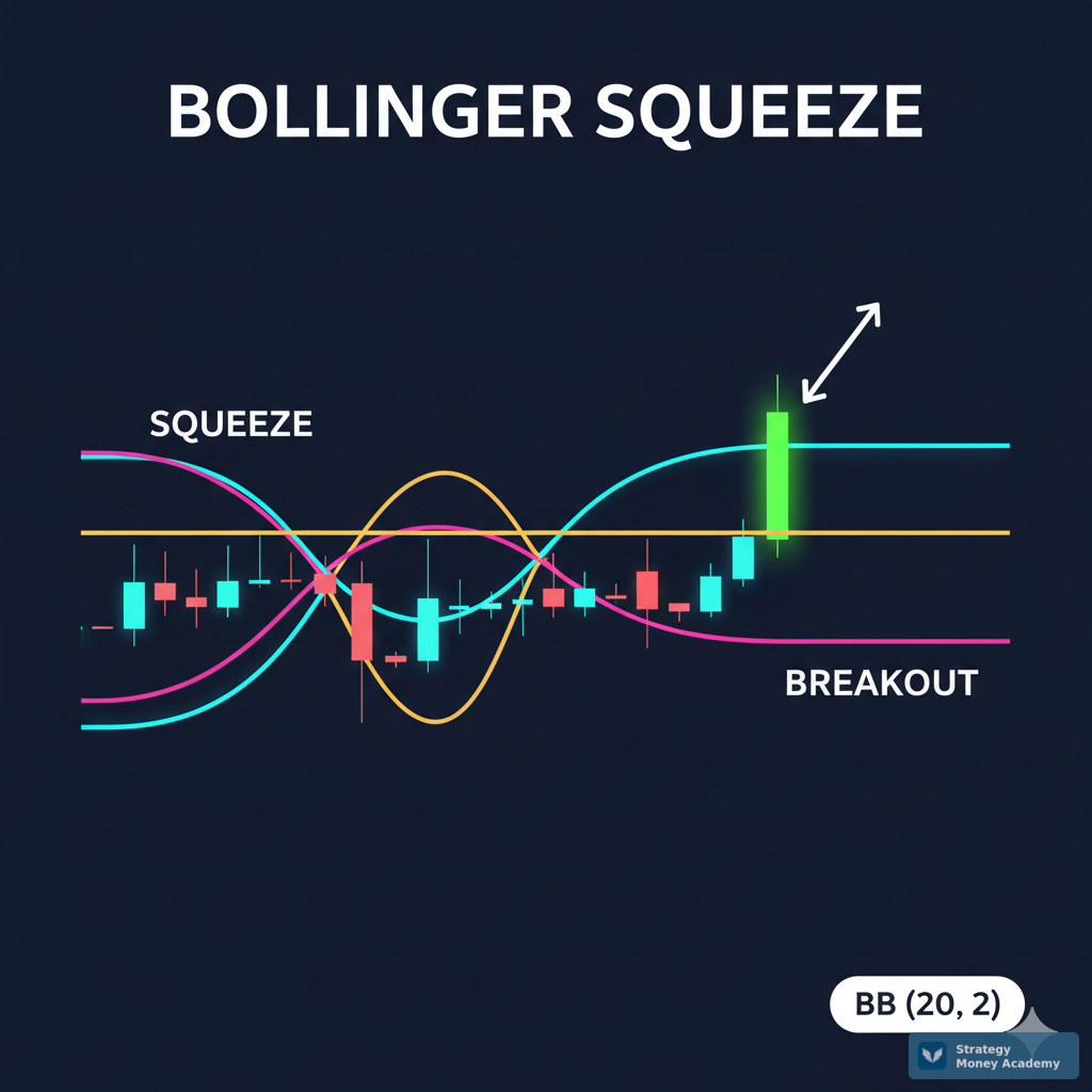 Bollinger Squeeze: стиснення перед проривом